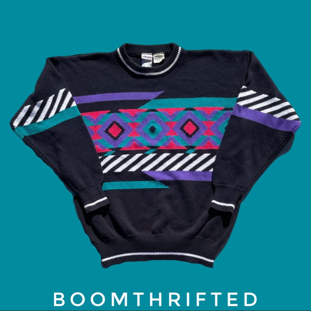 Vintage 80’s HEAD Wool Ski Sweater ⛷☃️ (SOLD‼️)